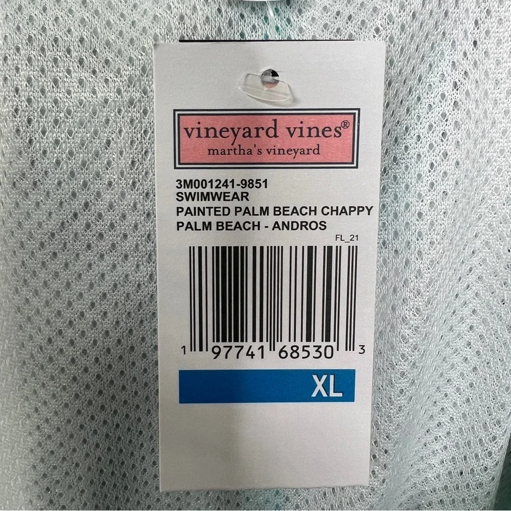 NEW! Vineyard Vines Men Short Pants XL Swimwear Trunk Tropical Island Resortwear